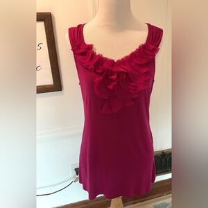 ❤️ Fun Ruffle Tank in Magenta